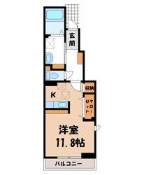 ラスターポイント Ⅵの物件間取画像